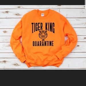 Tiger king crew neck sweatshirt
